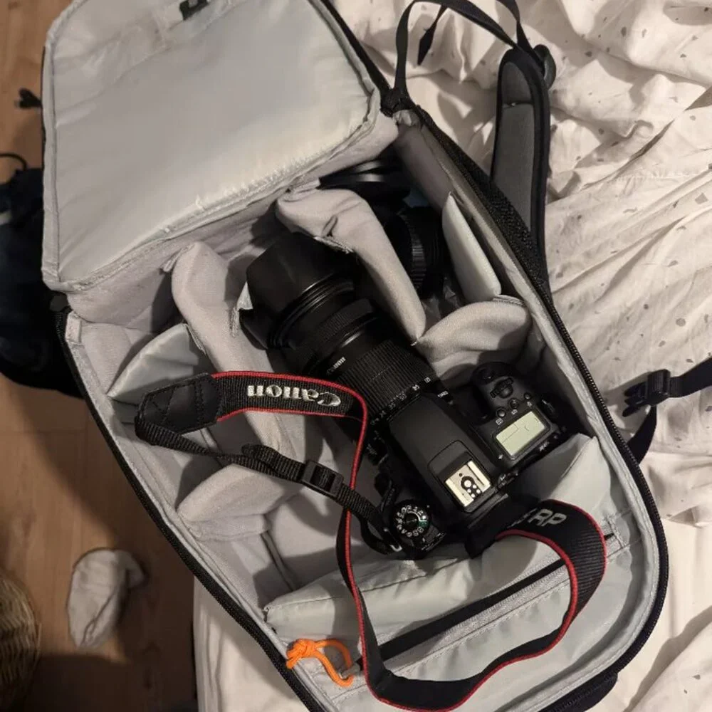 Canon 77D + 18-135mm lens